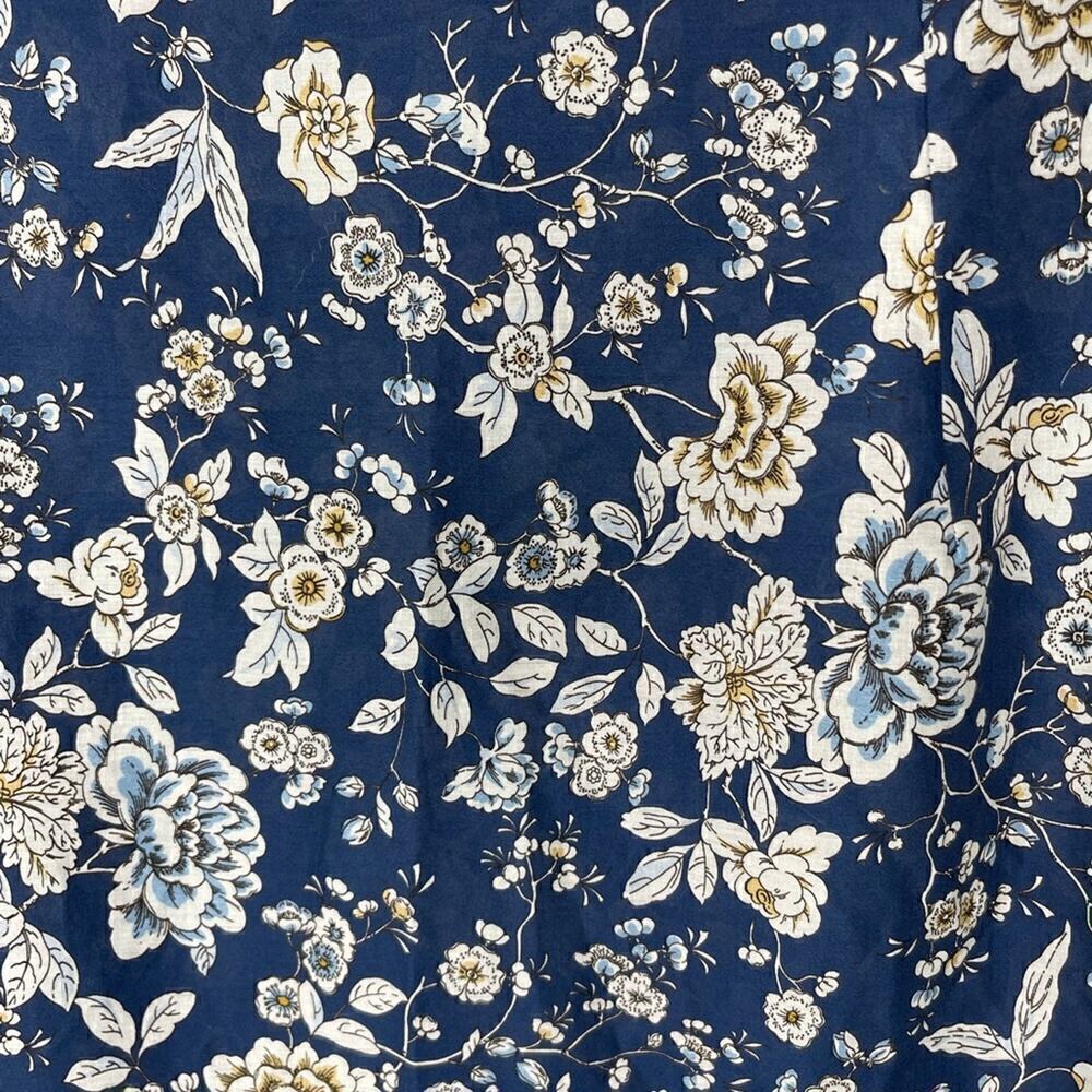 Antonio Melani Floral Cottage Core Midi Ruffle Tier Skirt Blue White size 12 - Picture 11 of 12
